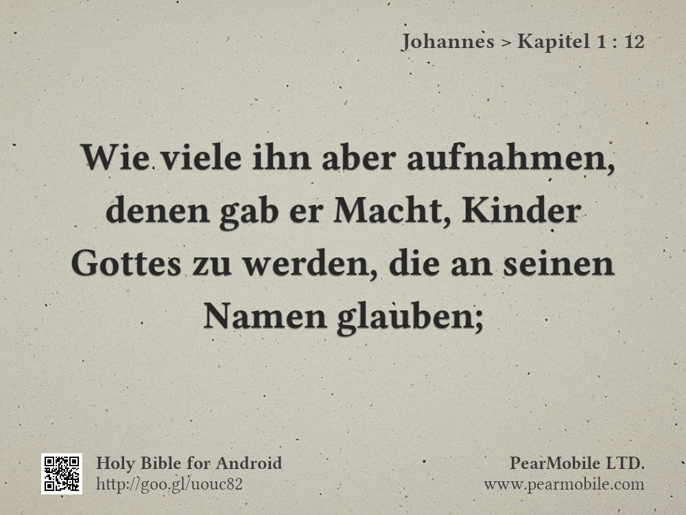 Johannes, Kapitel 1:12